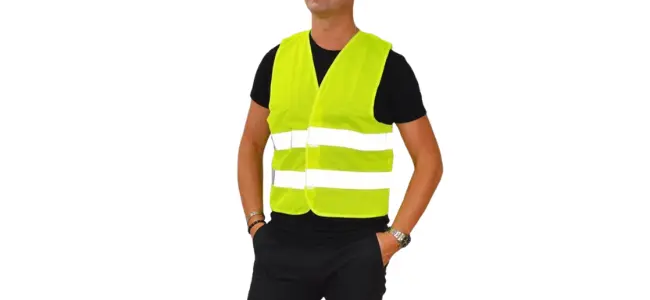 kamizelka odblaskowa na motocyk