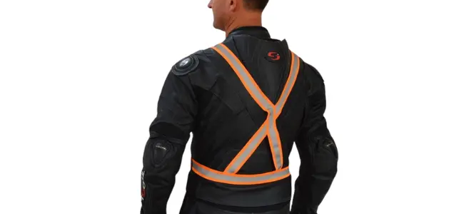 szelki odblaskowe na motocykl