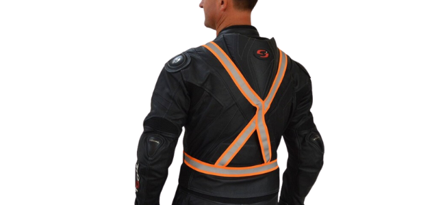 szelki odblaskowe dla motocyklisty