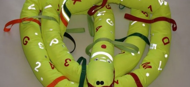 odblaskowy wąż spacerowy 3,5 m